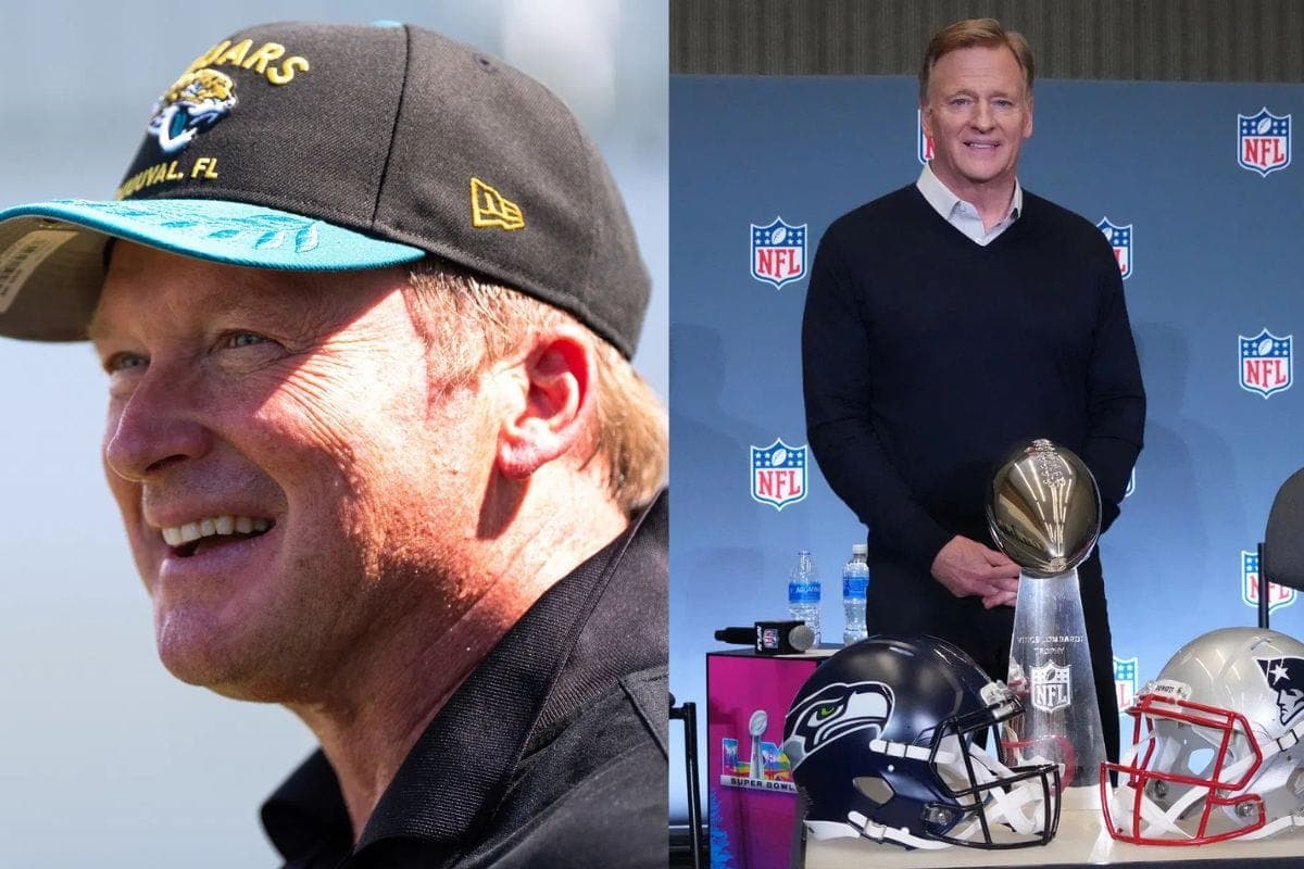 Jon Gruden takes on Roger Goodell as ex-Raiders HC challenges NFL over leaked email controversy forcing his exit from Las Vegas