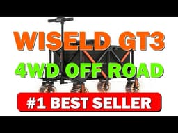 WISELD GT3-4WD Off-Road Electric Wagon Upgrade Set——with Seat, Battery, Wagon Cover..., - B0GRG3XF9L