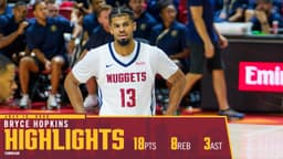 Bryce Hopkins 18 PTS 8 REB | Nuggets vs. Trail Blazers Summer League Highlights