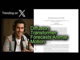 Diffusion Transformer Forecasts Animal Motion