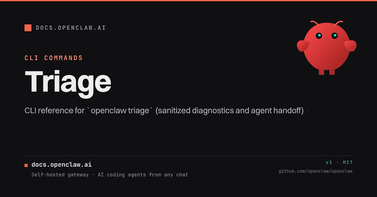 Triage - OpenClaw