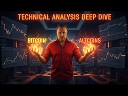 Pure Technical Analysis: Bitcoin at a Tipping Point, Altcoins Hanging By A Thread