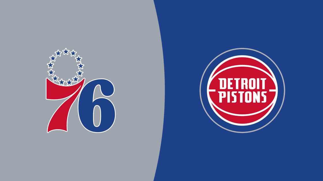 Watch Philadelphia 76ers at Detroit Pistons