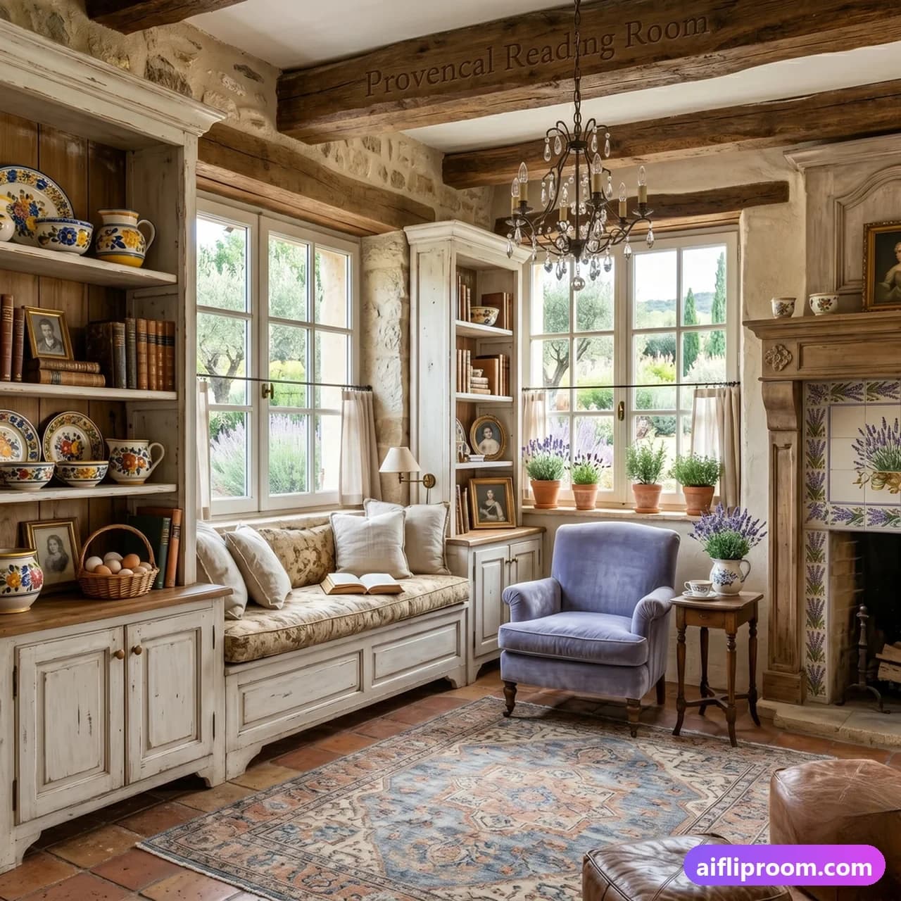French Country Interior Design | AI Flip Room