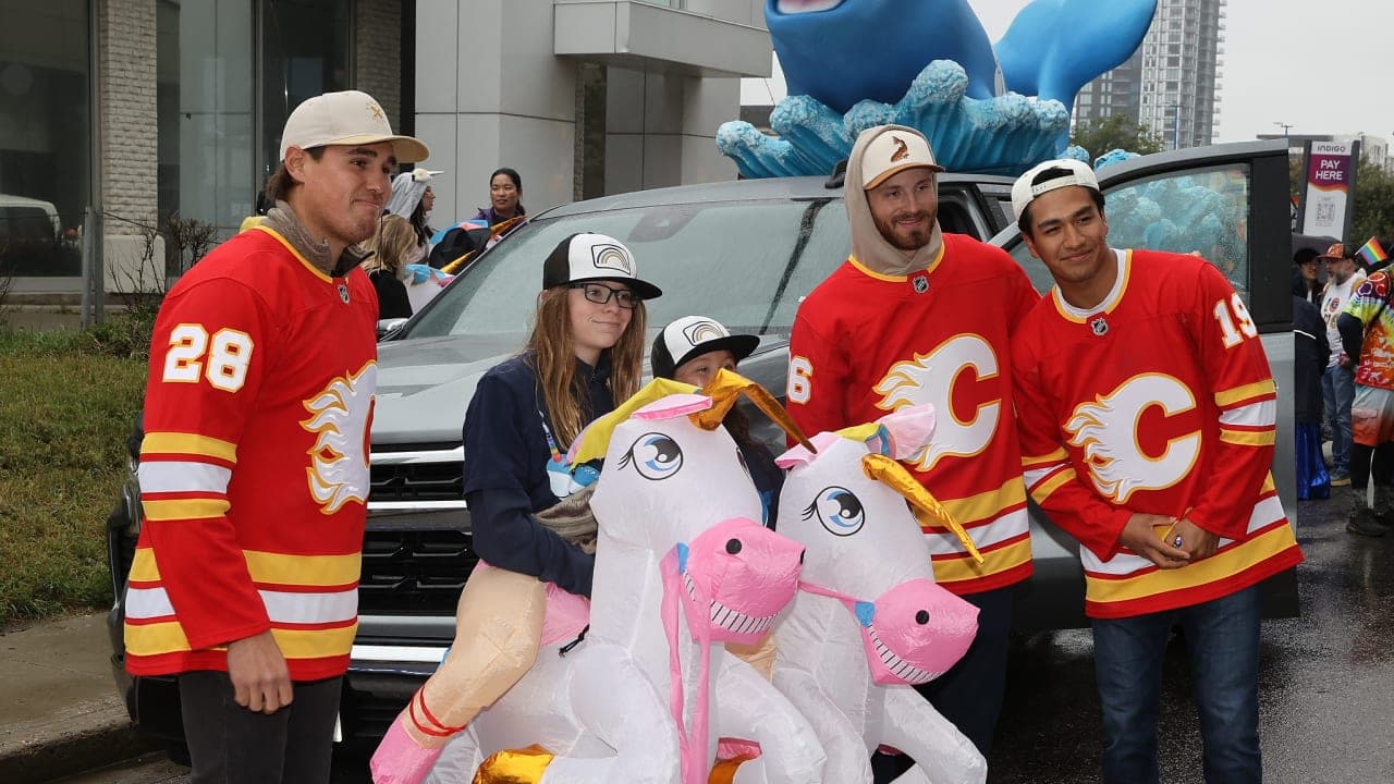 Flames March in 2026 Pride Parade - Calgary - NHL.com