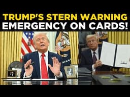 Donald Trump Speech LIVE: TRUMP ISSUES STERN WARNING – EMERGENCY IMMINENT? America on the BRINK