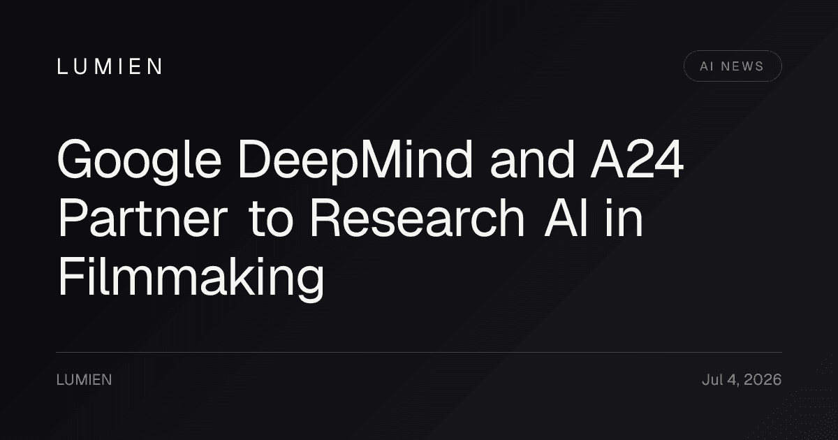 Google DeepMind and A24 Partner to Research AI in ...