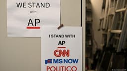 US: Justice Department probes Trump's press pool boycott