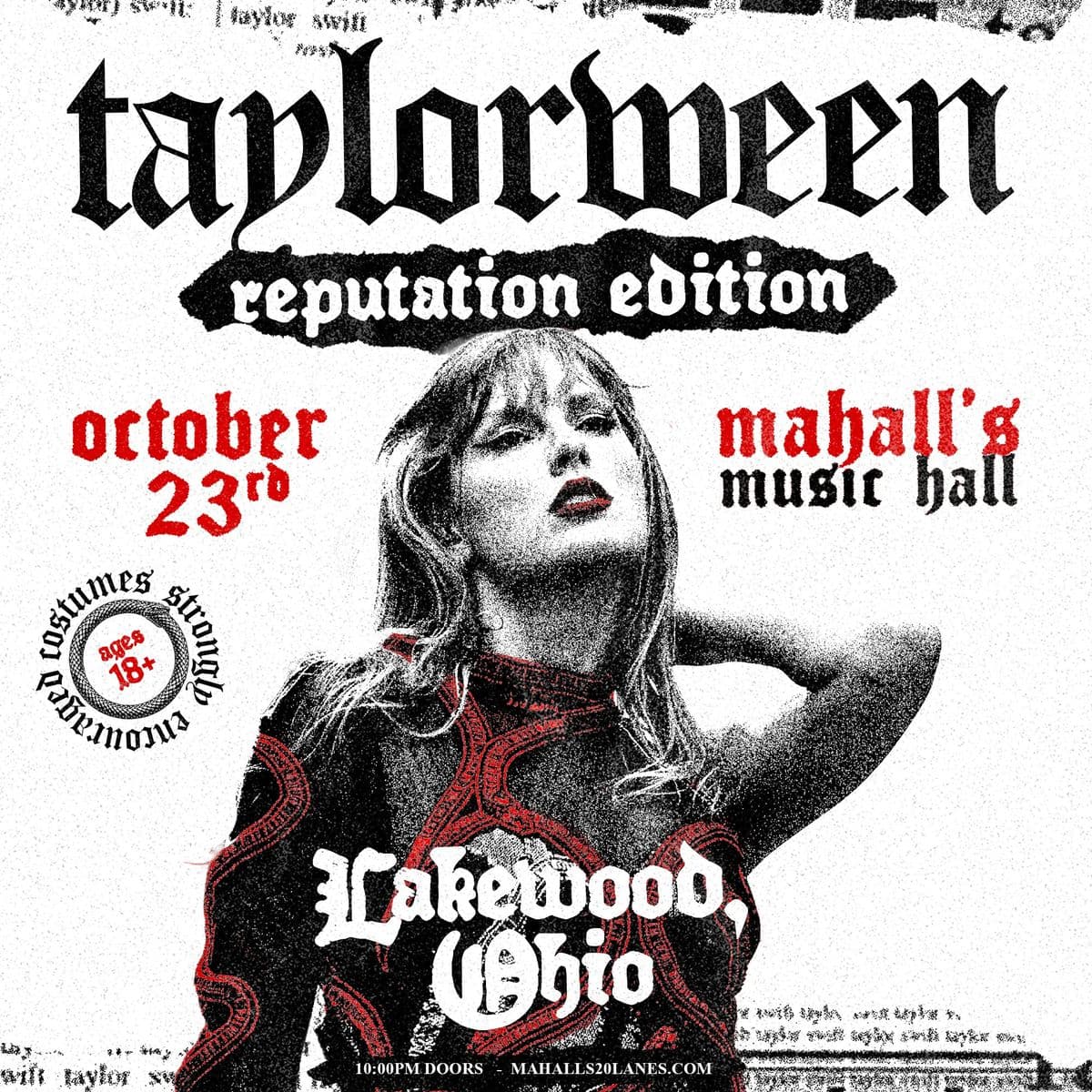 Taylorween: an all Taylor Swift halloween party
