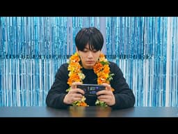 Jungkook's Moment Editing a Video for Tiktok During Bangtan Live Weverse!
