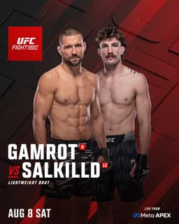 @ufc: EXPECT A SHOW 😤

@Gamer_MMA vs @QuillanSalkilld headline #UFCVegas120!

[ LIVE AUGUST 8 on @Paramoun...