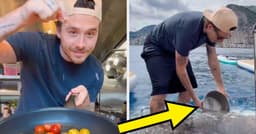 Brooklyn Beckham Roasted For Cooking Pasta In Seawater