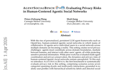 AgentSocialBench: Evaluating Privacy Risks in Human-Centered Agentic Social Networks
