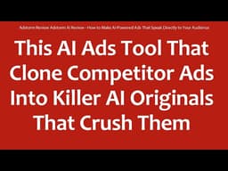 Adstorm Review Adstorm AI Review - How to Make AI-Powered Ads That Speak Directly to Your Audience