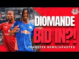 £87M BID LODGED? 🚨 Yan Diomande to Man Utd Truth! + Fabrizio Romano Update #MUFC #UnitedTalksPod