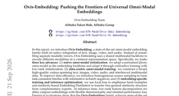 Ovis-Embedding: Pushing the Frontiers of Universal Omni-Modal Embeddings