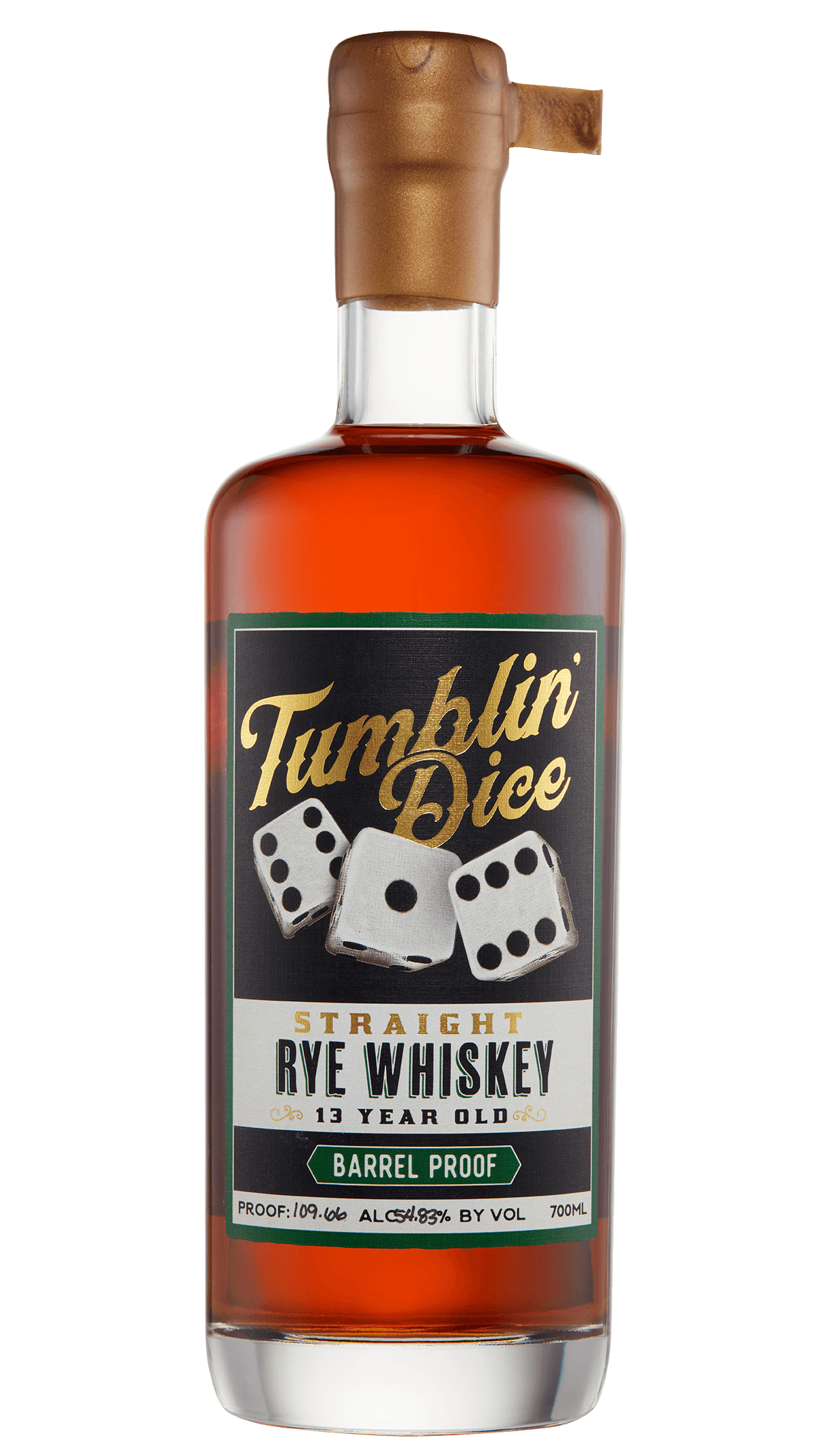 Proof & Wood Releases Tumblin' Dice 13 Year Rye Whiskey
