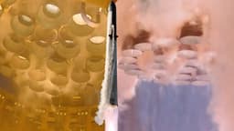 Watch SpaceX Starship lift off in amazing slow motion footage from flame trench | Watch