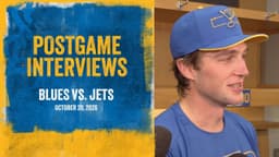 Postgame: Oct. 20 vs. WPG | St. Louis Blues