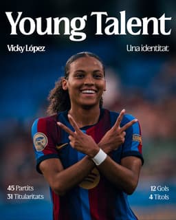 @FCBarcelona: Well deserved, Vicky 👏