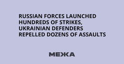 Russian forces launched hundreds of strikes, Ukrainian ...