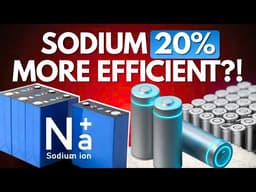 Sodium Battery Company Reveals Insane 20% Better Efficiency Than Lithium