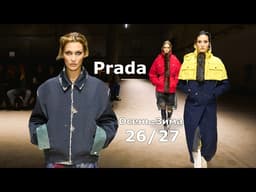 Prada Мода осень-зима 2026/2027 в Милане | Стильная одежда и аксессуары