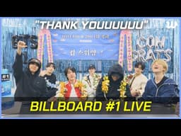 BTS Reacts to SWIM Hitting Billboard Hot #1 on Weverse Live (Translation & Reaction)
