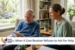 When A Care Receiver Refuses to Ask For Help