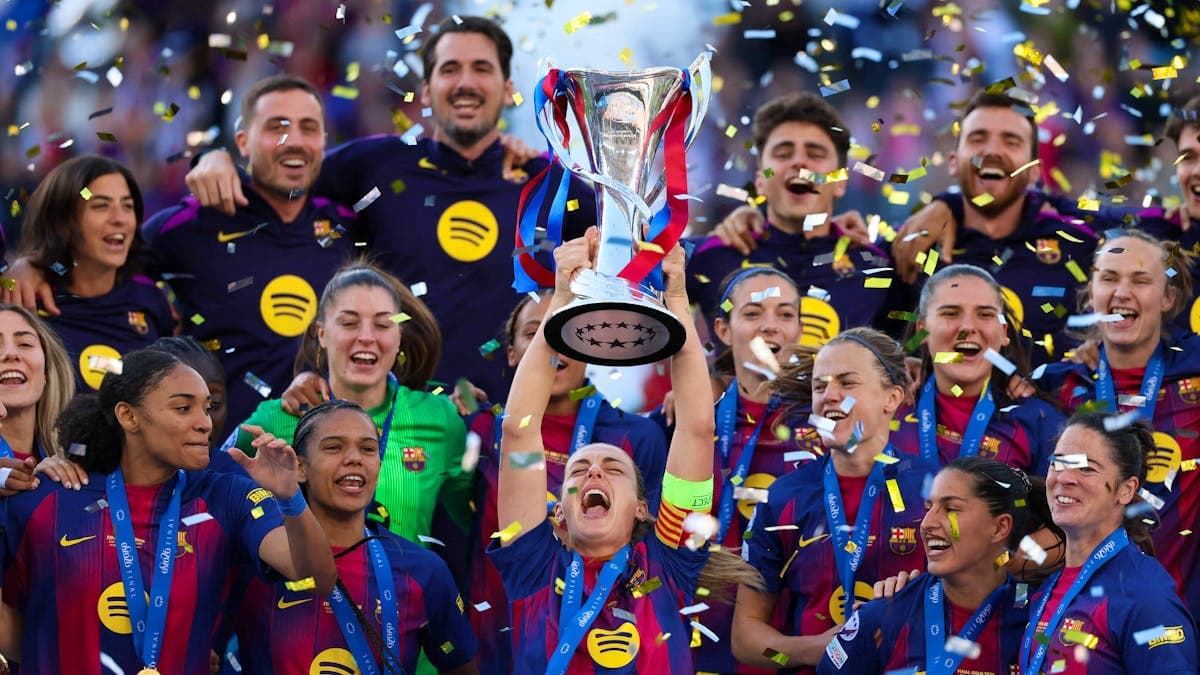 Imperial, Barça defeats OL 4-0 and wins its 4th title