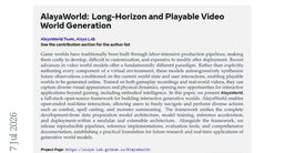 AlayaWorld: Long-Horizon and Playable Video World Generation