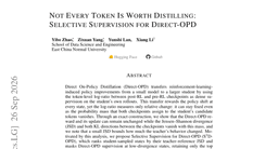 Not Every Token Is Worth Distilling: Selective Supervision for Direct-OPD