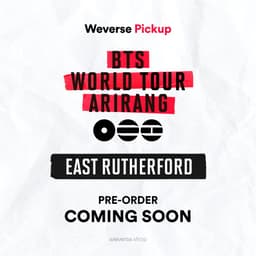 @bts_bighit reposted: 📢 BTS WORLD TOUR 'ARIRANG' IN EAST RUTHERFORD
Weverse Shop Pickup Pre-order Comi...