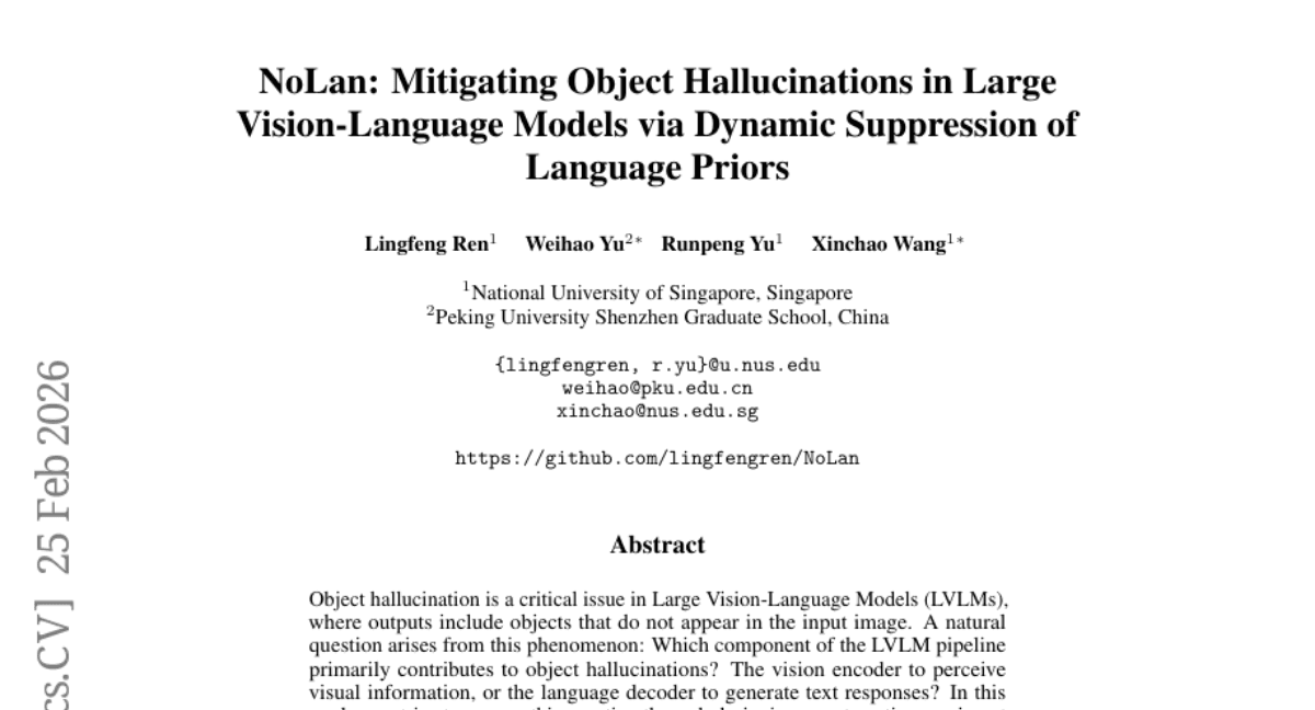 NoLan: Mitigating Object Hallucinations in Large Vision-Language Models via Dynamic Suppression of Language Priors