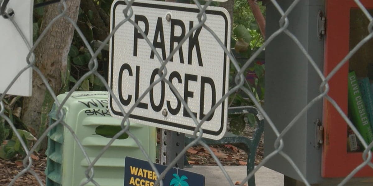 Sarasota park remains closed nearly two years after Hurricane Milton