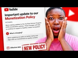 YouTube’s NEW Monetization Policy — What Every Creator Should Know