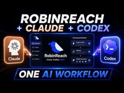 Claude, ChatGPT & Codex Can Now Manage Social Media, RobinReach MCP AI Agent Demo