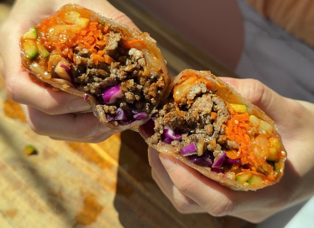Rice Paper Bibimbap Wrap 🌯