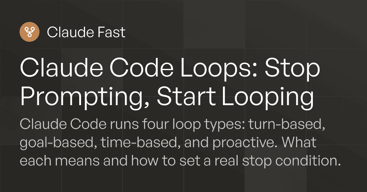 Claude Code Loops: Stop Prompting, Start Looping