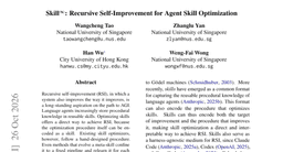 Skill^{infty}: Recursive Self-Improvement for Agent Skill Optimization
