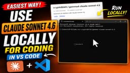 How to Use Claude AI Sonnet 4.6 Locally for Coding in VS Code