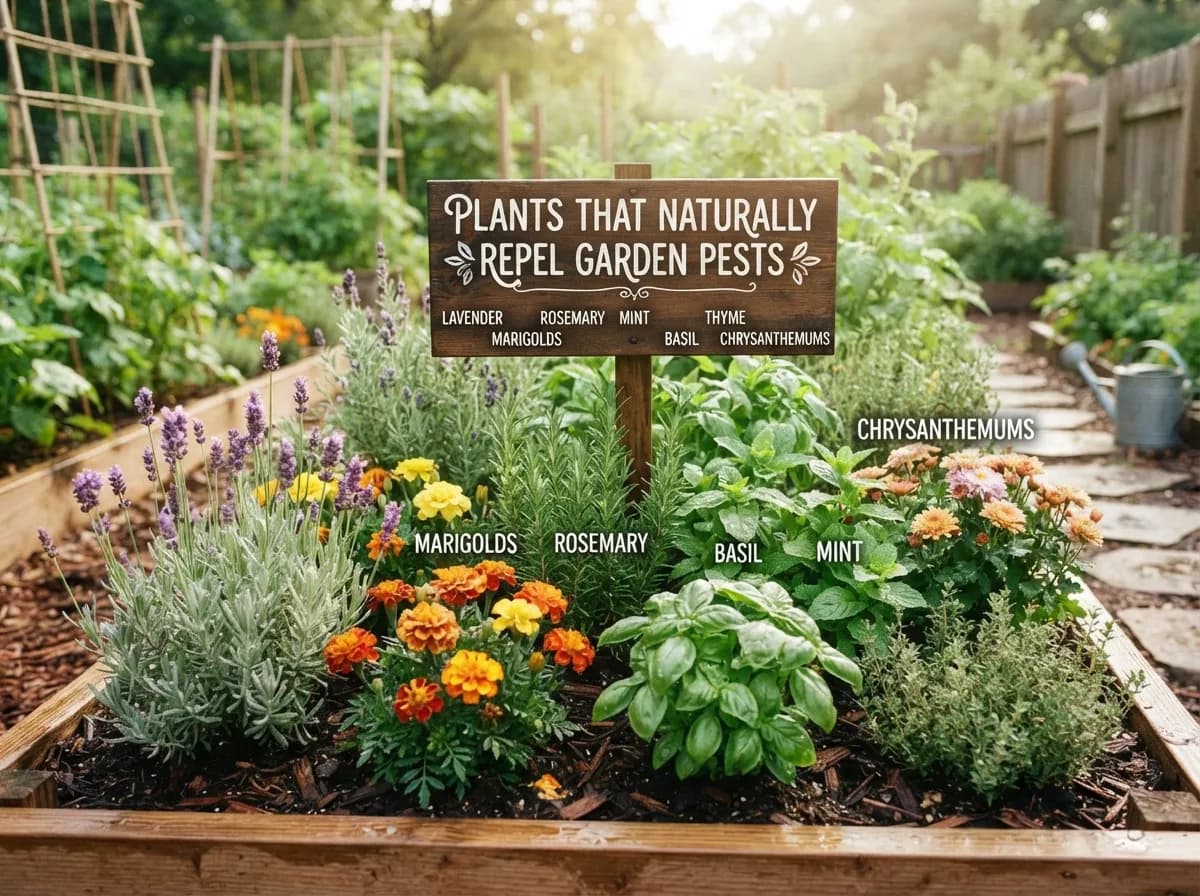 Plants That Naturally Repel Garden Pests - Plantzu