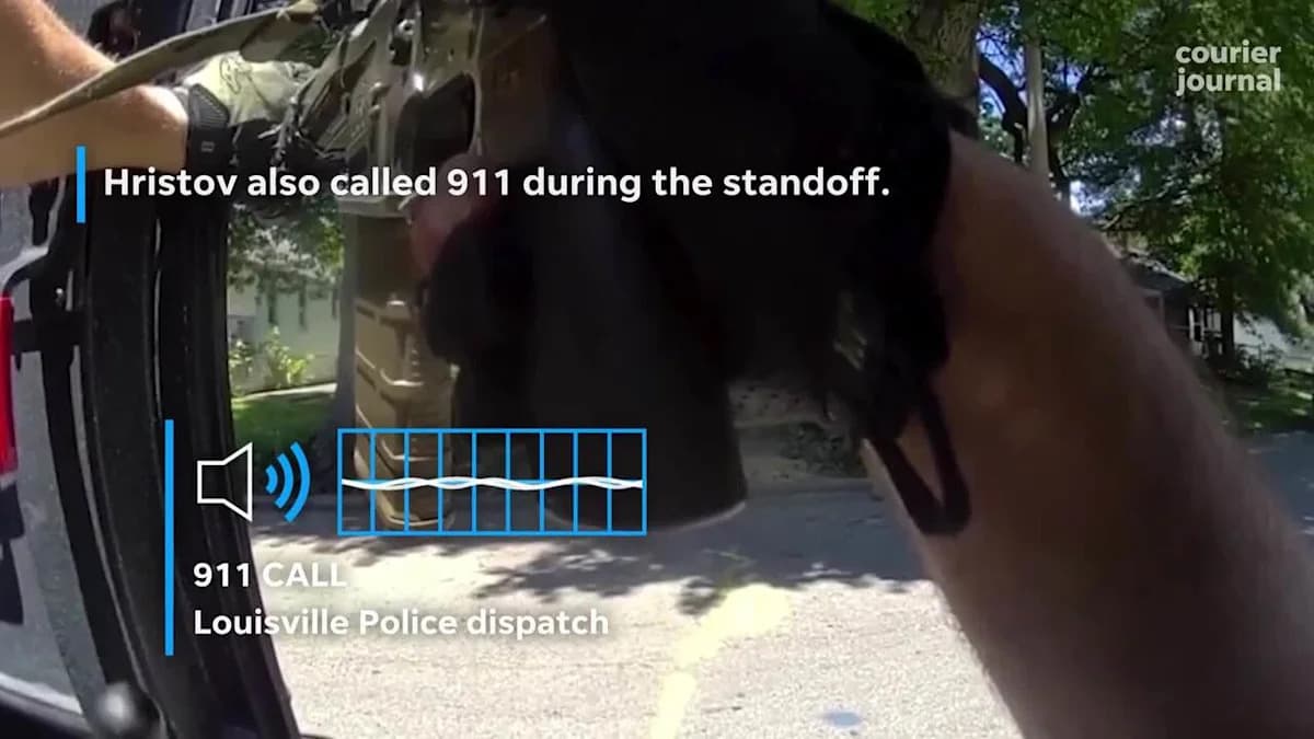 Louisville police fatally shoot murder suspect Michael Hristov during ...