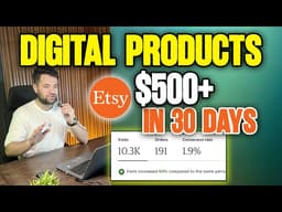 How I Made $500 on Etsy Selling Digital Products in 30 Days (From Pakistan) 🇵🇰