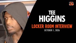 Tee Higgins October 1 | PRESS CONFERENCE
