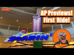 🔴 LIVE: Soarin' Across America AP PREVIEW! First Look at EPCOT's New Ride!