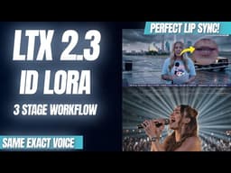 LTX 2.3 ComfyUI Workflow: The ID-LoRA Perfect Lip Sync Fix