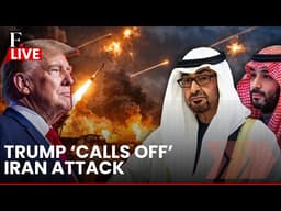 Trump Claims UAE, MBS-Led Saudi Stopped Him From Resuming Iran Attacks | LIVE