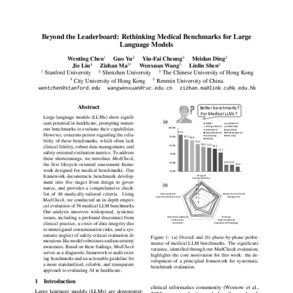 Rethinking Medical Benchmarks for Large Language Models