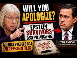 Sen. Murray Presses DOJ Official Over Epstein Survivors